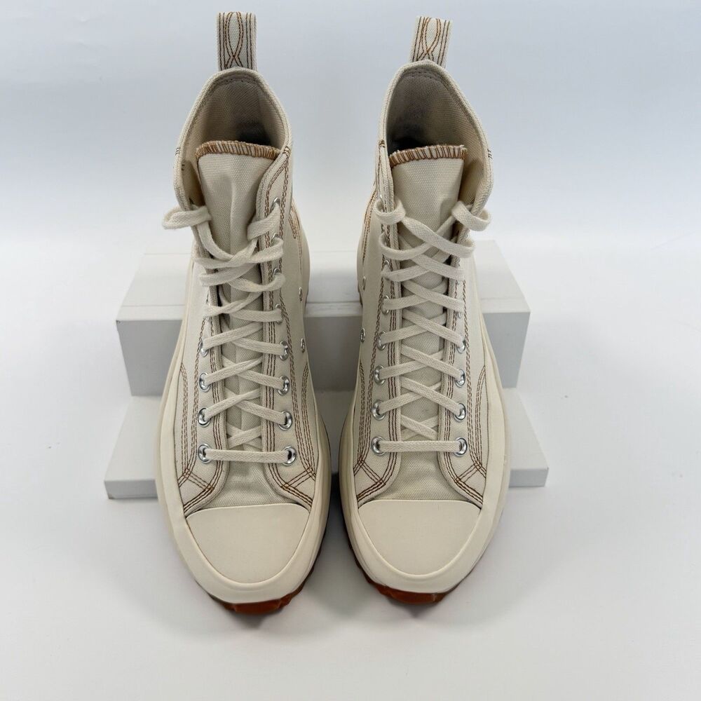 Converse CTAS Run Star Hike Platform Western Embroidery Womens White Size 10 - Picture 7 of 12